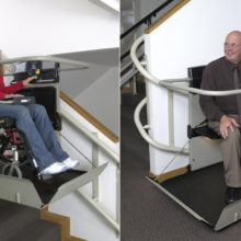 Turning Inclined Platform Wheelchair Lift 5